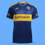 Camiseta titular de Boca Juniors 26/27 de adidas, azul con franja amarilla